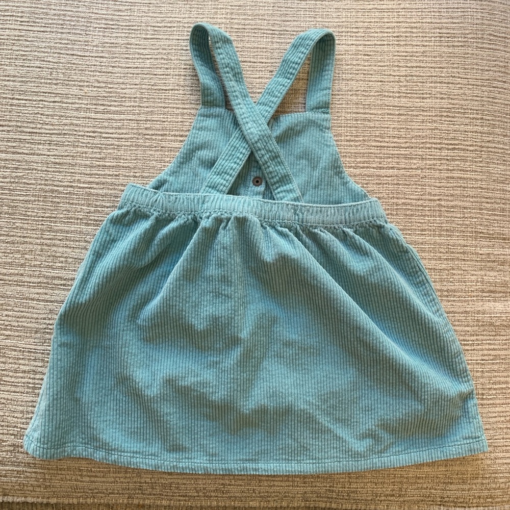 Carter’s Teal Corduroy Pinafore Dress - 24 months - Picture 2 of 6